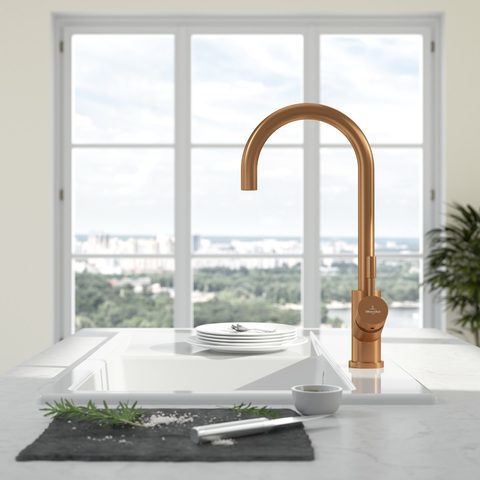 Villeroy & Boch Umbrella – kuchyňská baterie, barva bronz – pohled 3